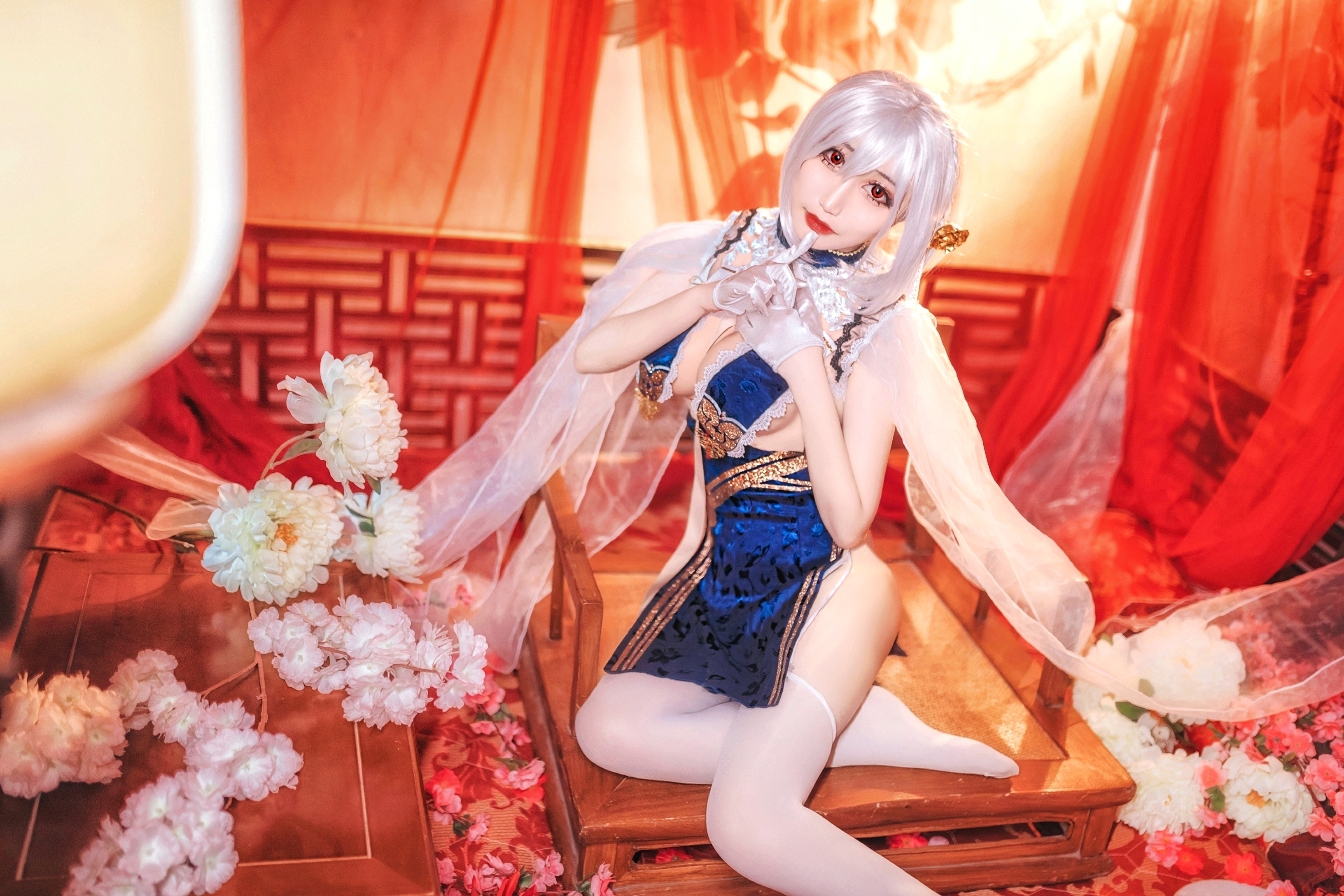 《碧蓝航线》天狼星旗袍cosplay