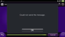 PSV消息功能被关闭用户保存消息将被删除