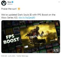 《黑暗之魂3》已支持FPS Boost功能可在XSX/S上60帧运行