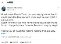 《死亡垃圾》发售两周收回开发成本 游戏开发计划不变..
