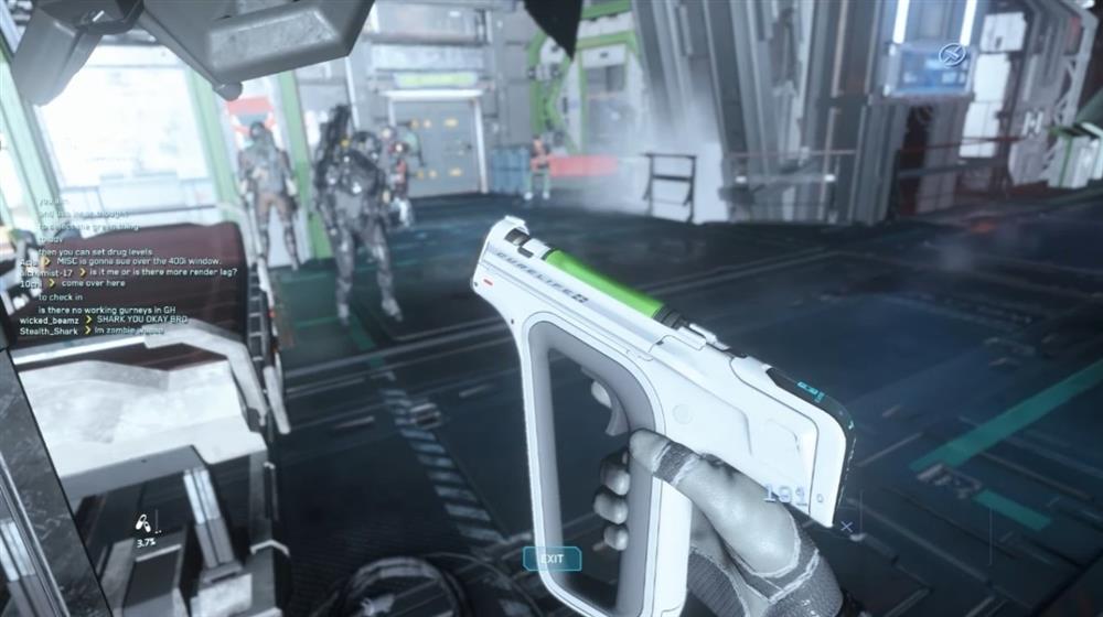《星际公民》玩家用医疗枪治疗他人让其嗨翻然后捡尸