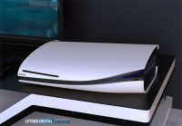 索尼PS5 Pro概念渲染图曝光一改直角变圆滑