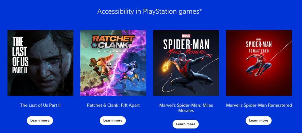索尼上线「无障碍环境」网站  展示PS4和PS5的无障碍功能特性