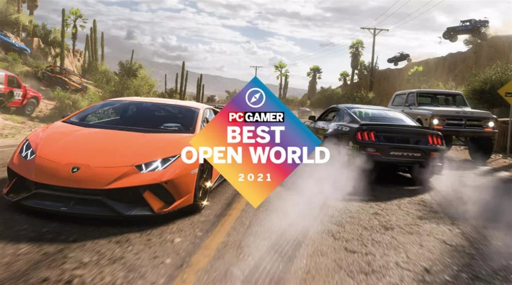 《极限竞速：地平线5》获得PC Gamer2021最佳开放世界游戏奖