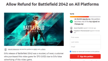 玩家发起《战地2042》全平台退款请愿 超5万将请律师起诉EA..