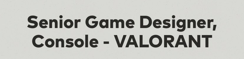 《Valorant》或将登陆主机平台  拳头招聘主机游戏设计师