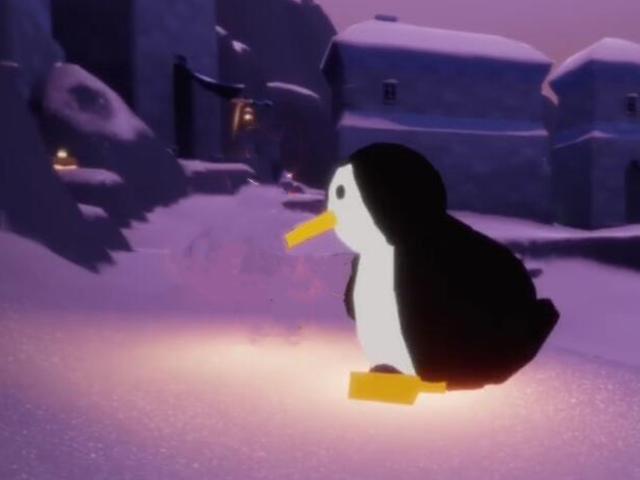 光遇新季节彩蛋：企鹅套装！穿上就能变成胖墩墩大企鹅，太可爱！