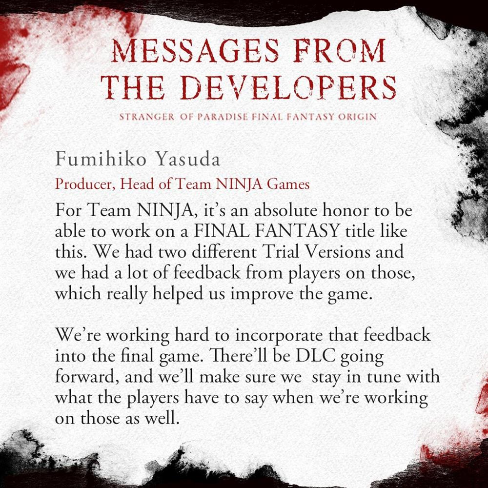 《最终幻想起源》开发团队确认未来将拥有DLC内容