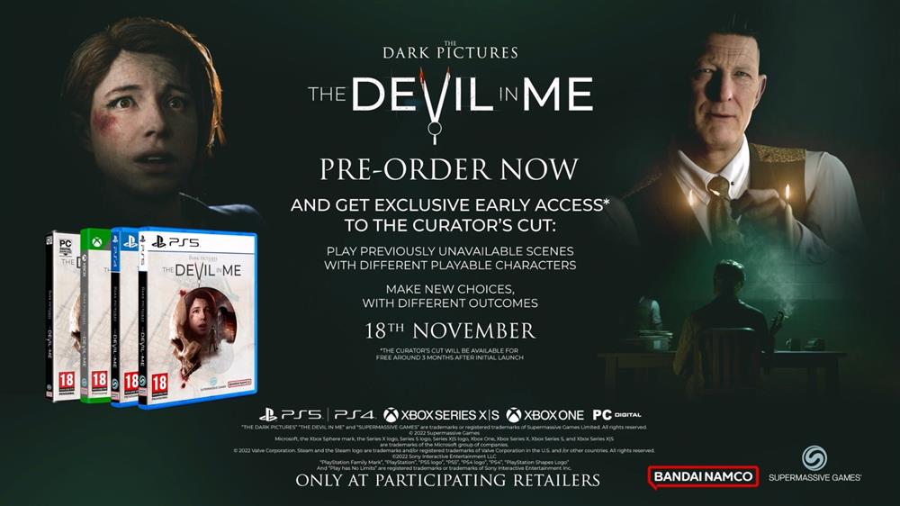 《黑相集：心中魔》发布连环杀手预告视频  预计在11月18日发售