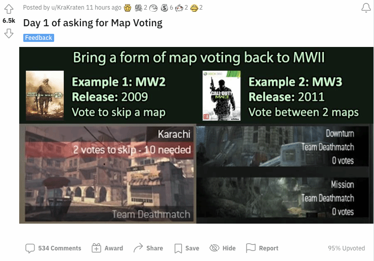 《使命召唤19》玩家呼吁加入地图投票功能  拒绝阴间图！