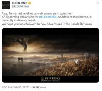 《艾尔登法环》首个DLC官宣“黄金树之影”确认开发中..