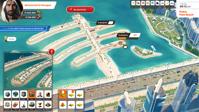 模拟建造游戏《迪拜模拟器》Steam页面上线 游戏支持简体中文